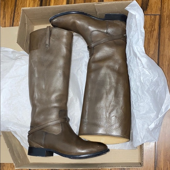 Frye Lindsay Plate riding style boots - Picture 1 of 8